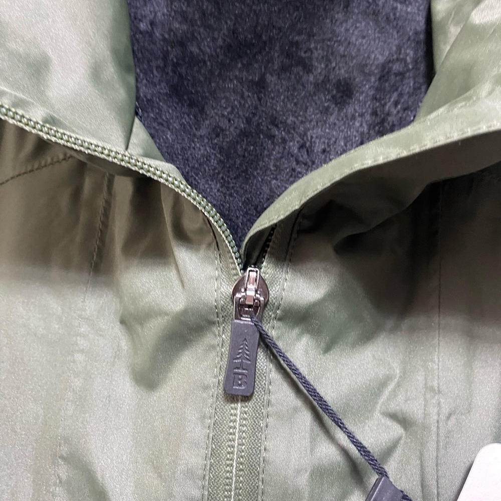 Bass Outdoor Firebird Trail Rain Jacket Green Size Large NWT - Picture 7 of 11
